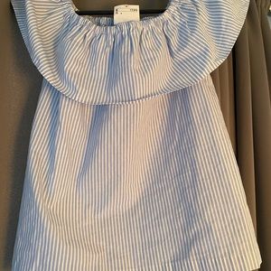 Striped Off the Shoulder Shirt